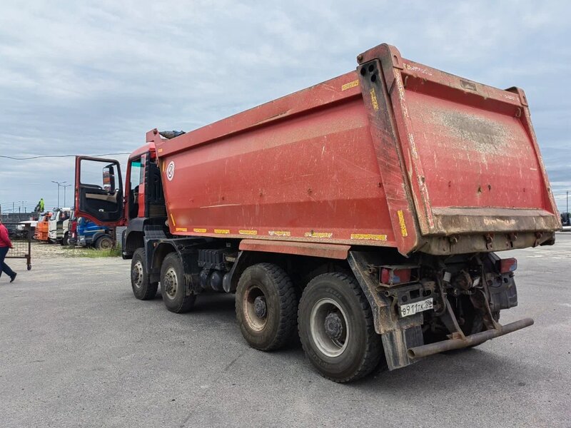 Бецема БЦМ-59 на шасси MAN TGS 8x8 Самосвал — фото 5