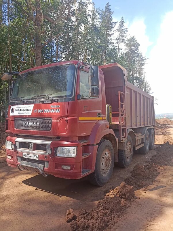 КамАЗ 65801 8x4 Самосвал — фото 1