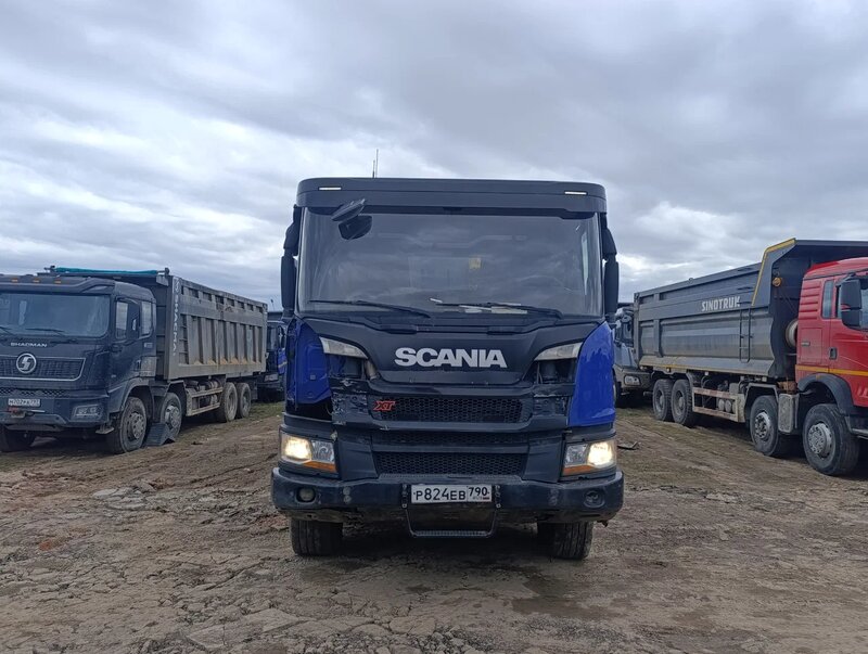 Scania P 8x4 Самосвал — фото 1