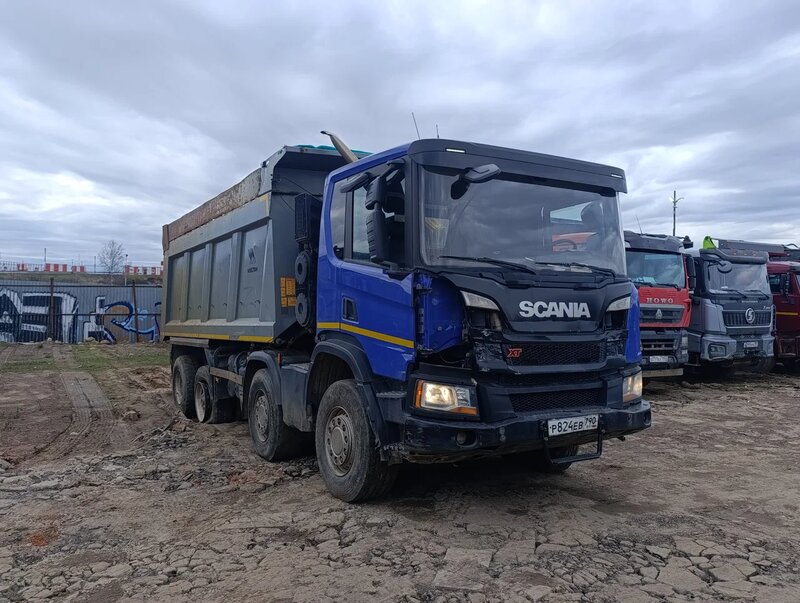 Scania P 8x4 Самосвал — фото 2