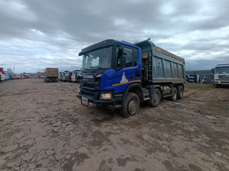 Scania P 8x4 Самосвал — фото 3