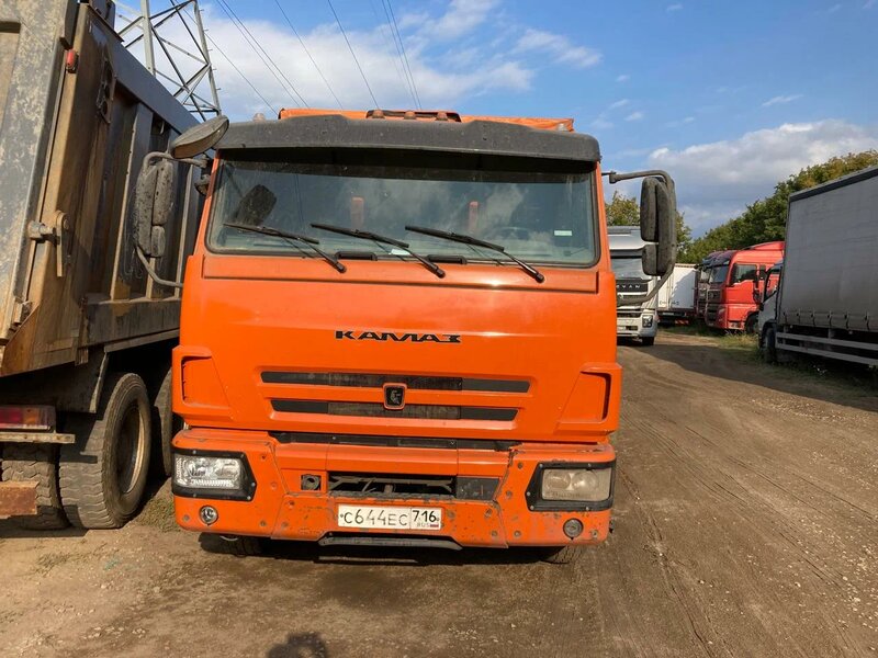 НефАЗ 4514 на шасси КамАЗ 65115 6x4 Зерновоз — фото 1