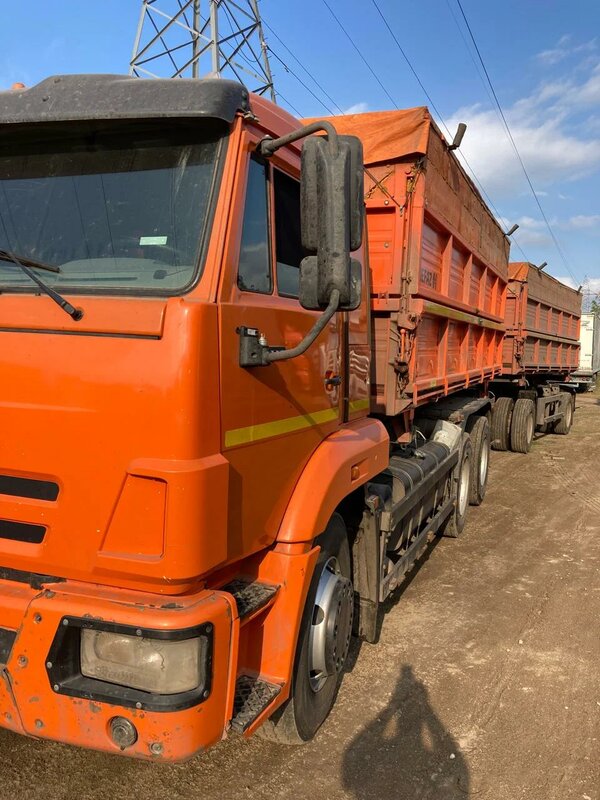 НефАЗ 4514 на шасси КамАЗ 65115 6x4 Зерновоз — фото 2