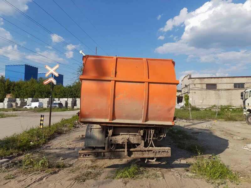 Ряжский авторемонтный завод МК-4552 на шасси КамАЗ 43253 4x2 Мусоровоз — фото 3