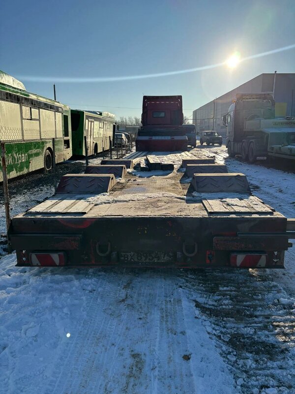 Тверьстроймаш 9939 Полуприцеп тяжеловоз 3 оси — фото 3
