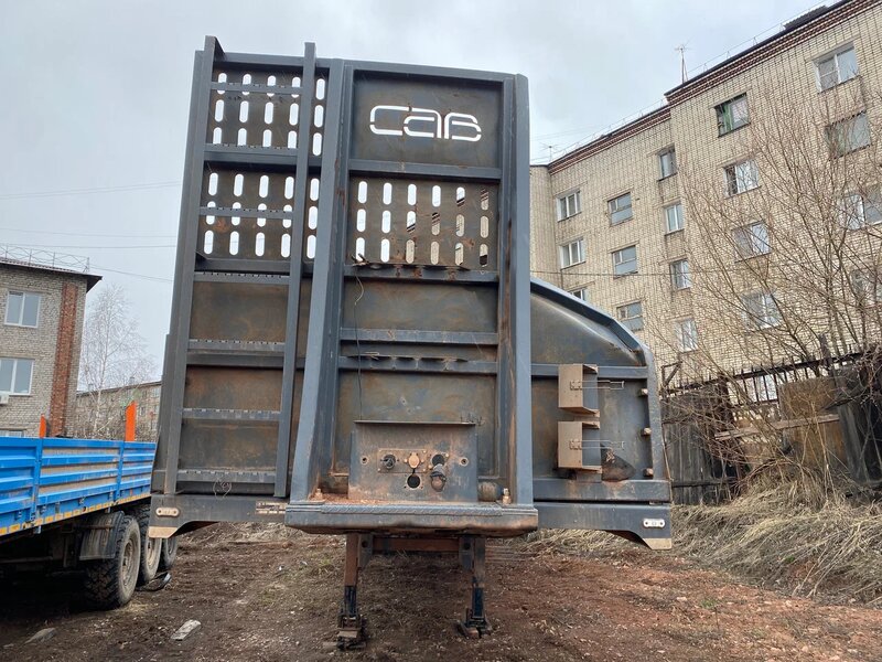 САВ (СпецАвто-Восток) 9318 Полуприцеп тяжеловоз 2 оси — фото 1
