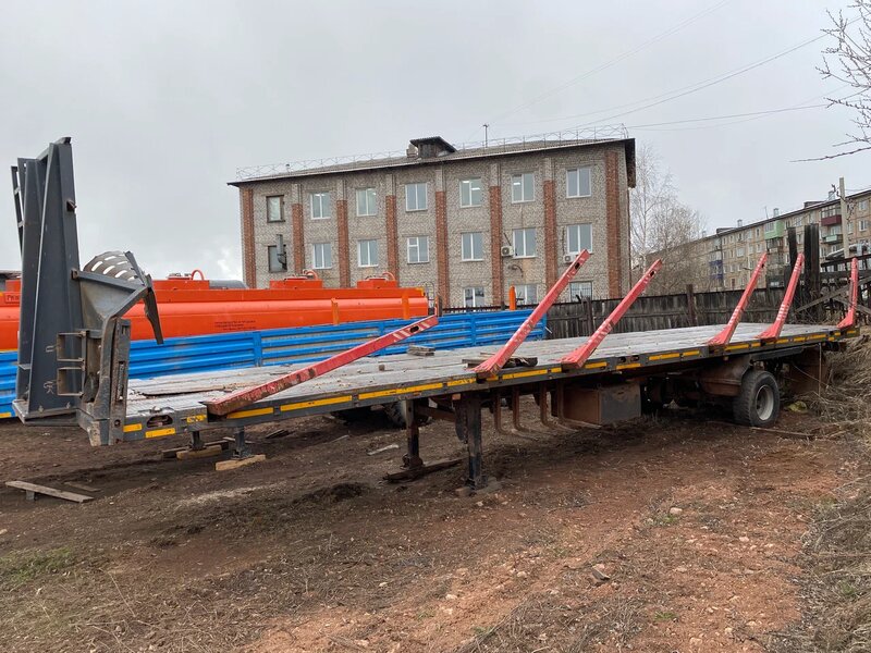 САВ (СпецАвто-Восток) 9318 Полуприцеп тяжеловоз 2 оси — фото 4