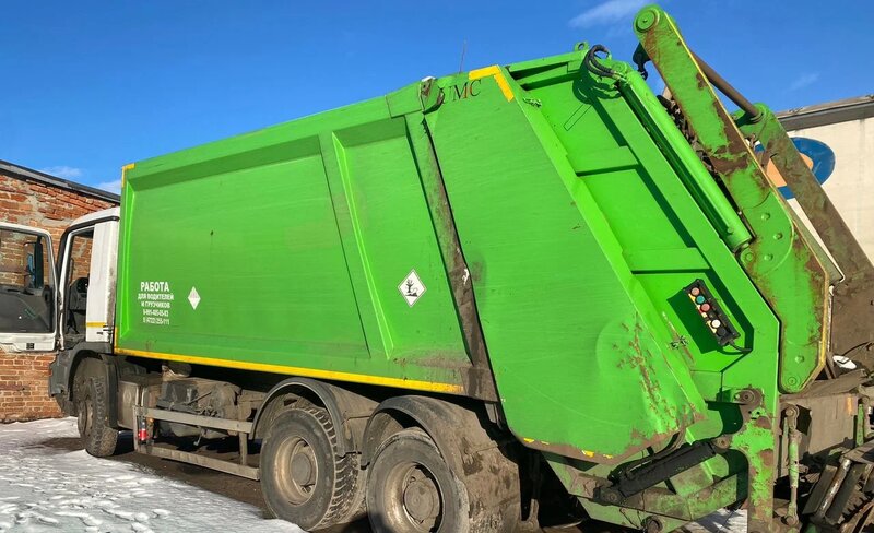 ВКР MB3 на шасси Mercedes-Benz Actros 6x4 Мусоровоз — фото 4
