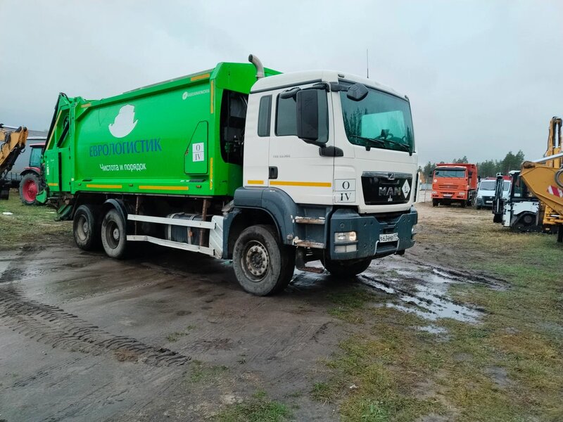 Завод специальной техники GPM на шасси MAN TGS 6x4 Мусоровоз — фото 3