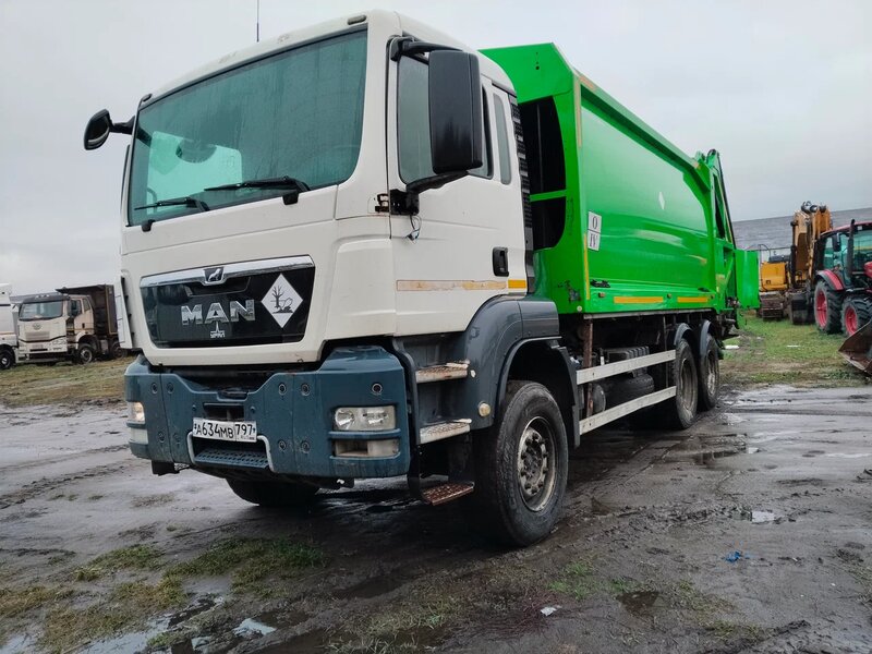 Завод специальной техники GPM на шасси MAN TGS 6x4 Мусоровоз — фото 5