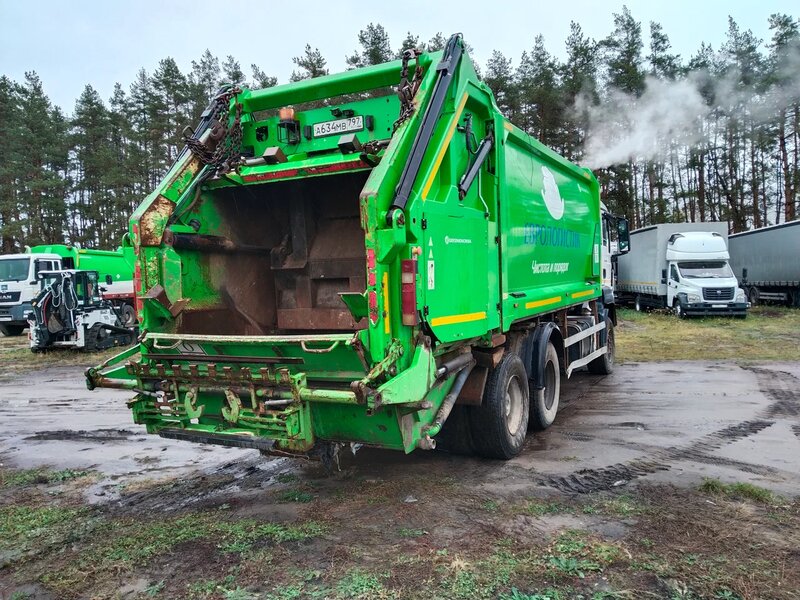 Завод специальной техники GPM на шасси MAN TGS 6x4 Мусоровоз — фото 11