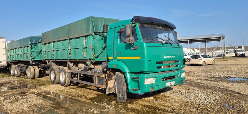 Планета 5529 на шасси КамАЗ 65115 6x4 Зерновоз — фото 2