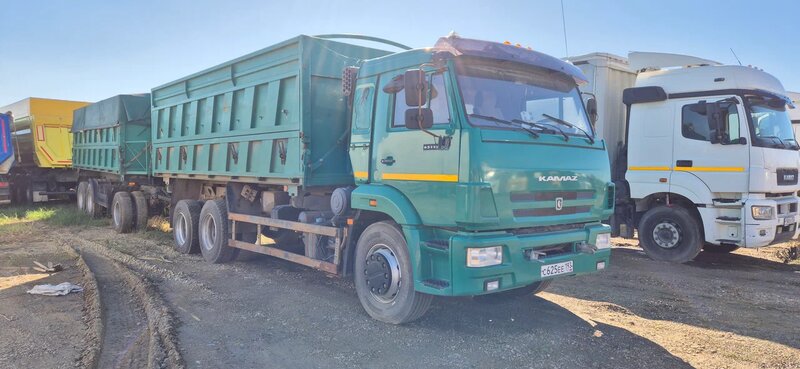 Планета 5529 на шасси КамАЗ 65115 6x4 Зерновоз — фото 2