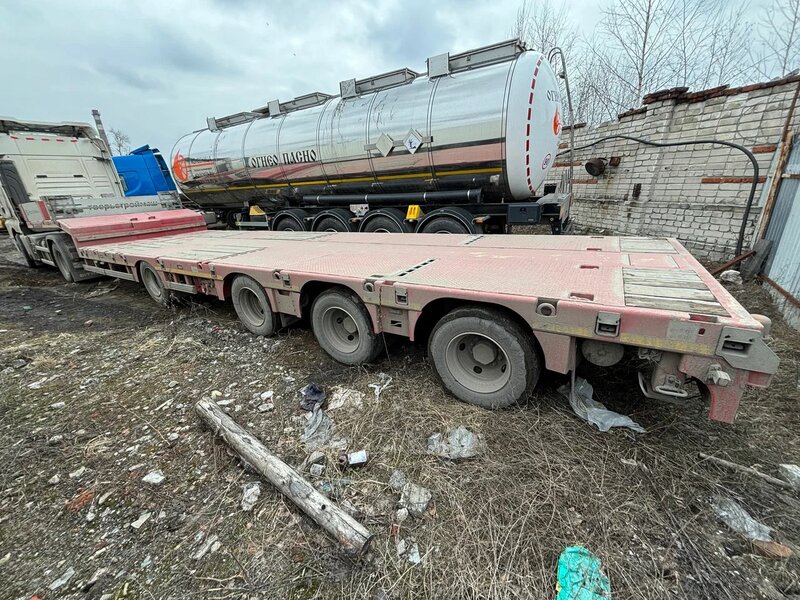 Тверьстроймаш 9939 Полуприцеп тяжеловоз 4 оси — фото 2