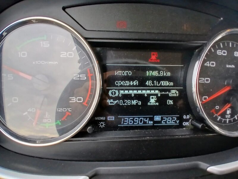 Автомастер 5589 на шасси FAW CA 3250 6x4 Зерновоз — фото 10