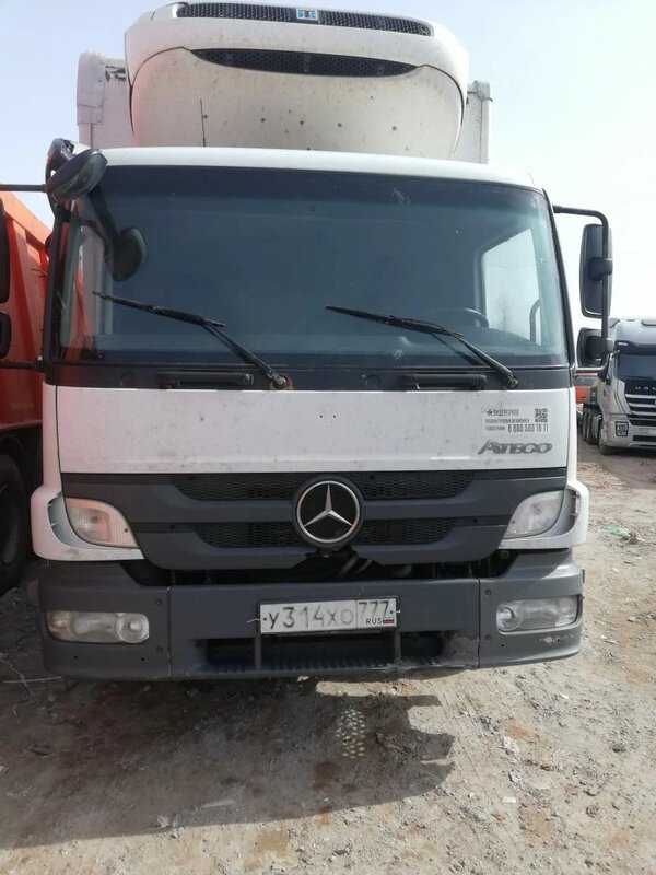 Mercedes-Benz ATEGO 4x2 Изотермический/рефрижератор с гидробортом — фото 1