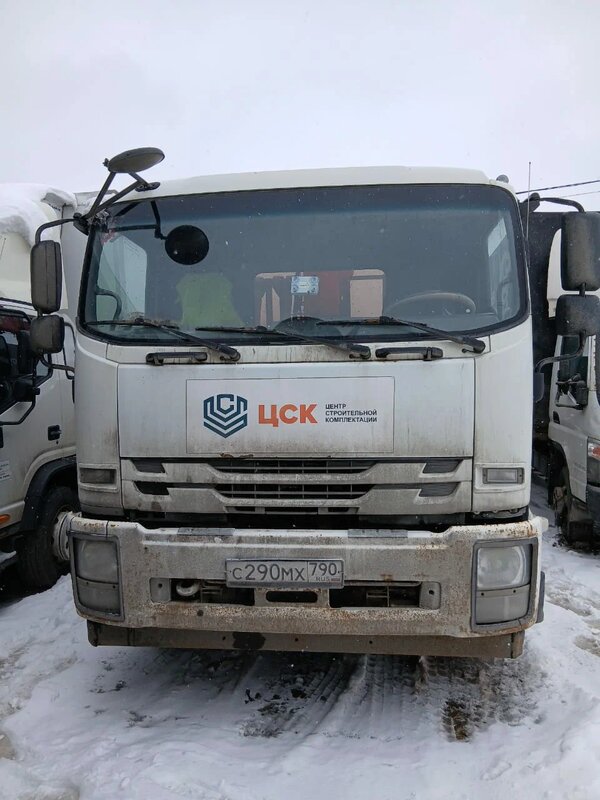 РусТрак 4389 на шасси Isuzu Forward 18.0 (FVR) Бортовой с КМУ — фото 1