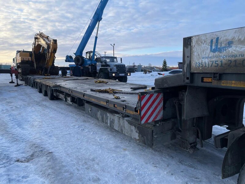 ТРАНСПРИЦЕП 98820 Полуприцеп тяжеловоз 3 оси — фото 4