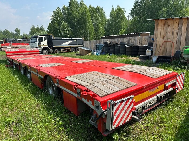 Тверьстроймаш 9939 Полуприцеп тяжеловоз 4 оси — фото 7