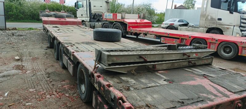 Тверьстроймаш 9939 Полуприцеп тяжеловоз 4 оси — фото 4