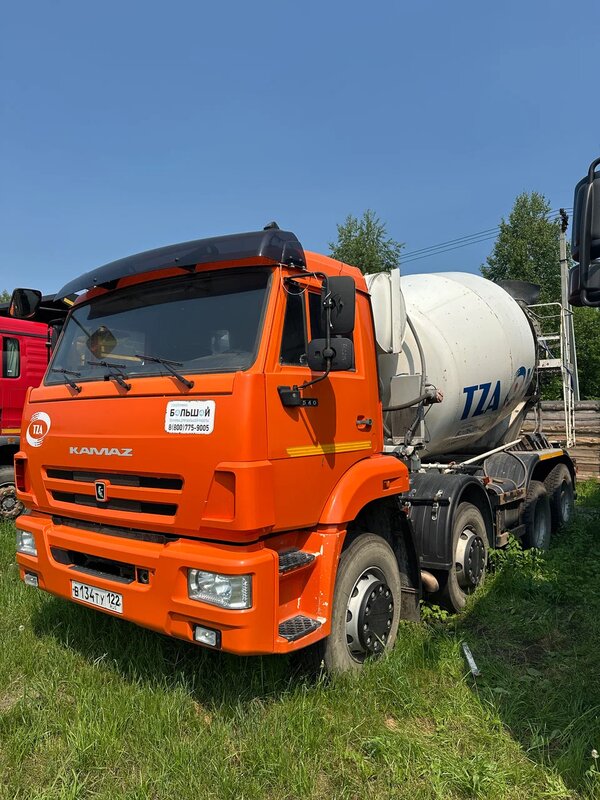 Туймазинский завод автобетоновозов 5814 на шасси КамАЗ 6540 8x4 Автобетоносмеситель — фото 4