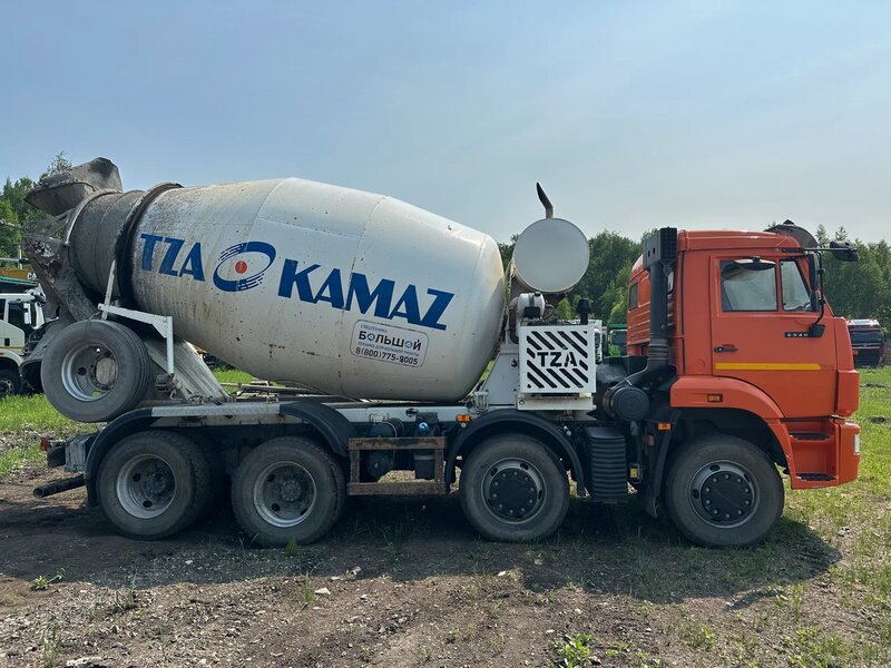 Туймазинский завод автобетоновозов 5814 на шасси КамАЗ 6540 8x4 Автобетоносмеситель — фото 5