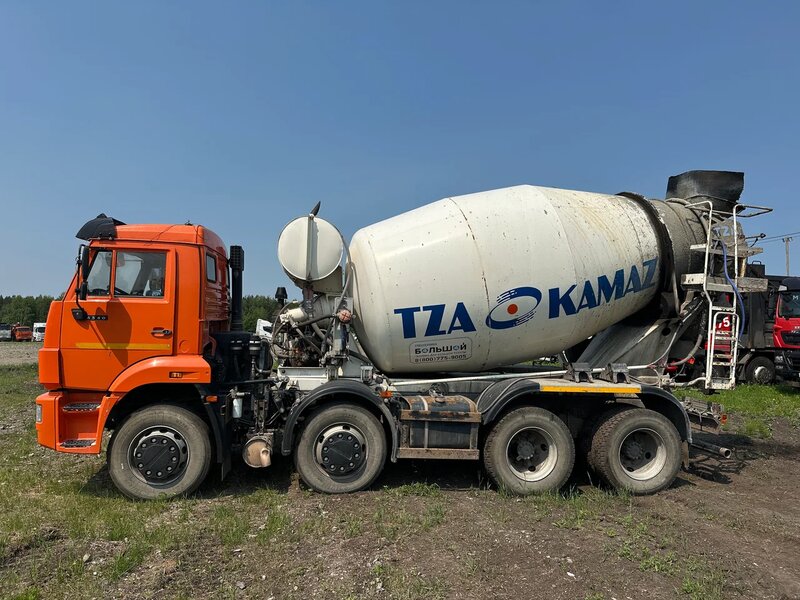 Туймазинский завод автобетоновозов 5814 на шасси КамАЗ 6540 8x4 Автобетоносмеситель — фото 6