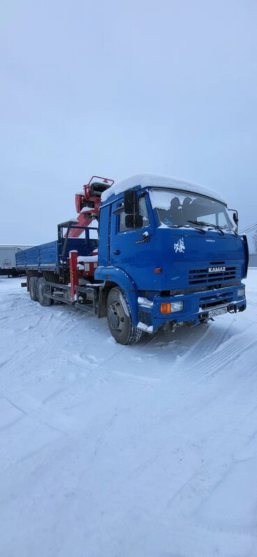 Агропромсервис 4382 на шасси КамАЗ 65117 6x4 Бортовой с КМУ — фото 2