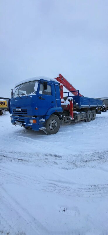 Агропромсервис 4382 на шасси КамАЗ 65117 6x4 Бортовой с КМУ — фото 3