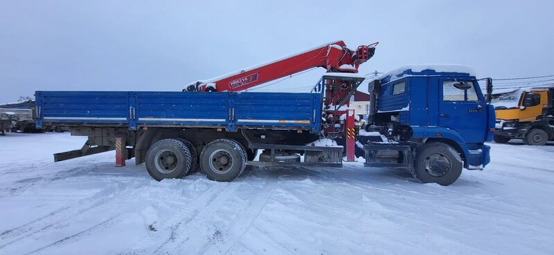 Агропромсервис 4382 на шасси КамАЗ 65117 6x4 Бортовой с КМУ — фото 5