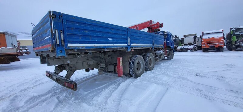 Агропромсервис 4382 на шасси КамАЗ 65117 6x4 Бортовой с КМУ — фото 7