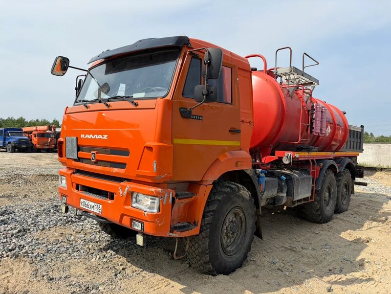 НПО Трансмастер 4671 на шасси КамАЗ 43118 6x6 Автоцистерна пищевая — фото 3