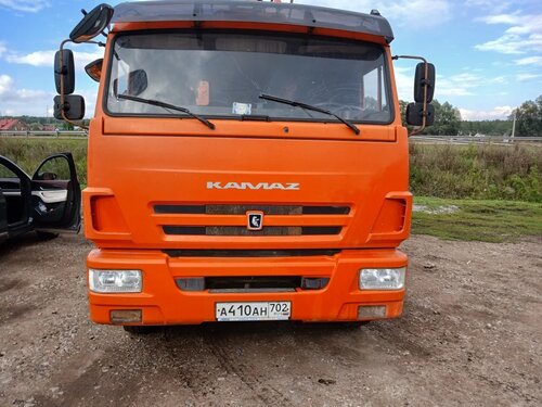 АВТОРОСТ 3369 на шасси КамАЗ 65115 6x4 Ломовоз с КМУ