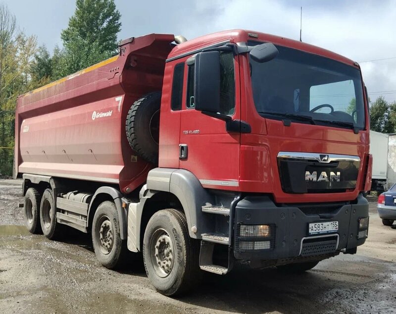 Grunwald 6582 на шасси MAN TGS 8x4 Самосвал — фото 3