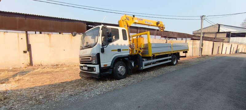 JAC N120 Бортовой с КМУ — фото 3