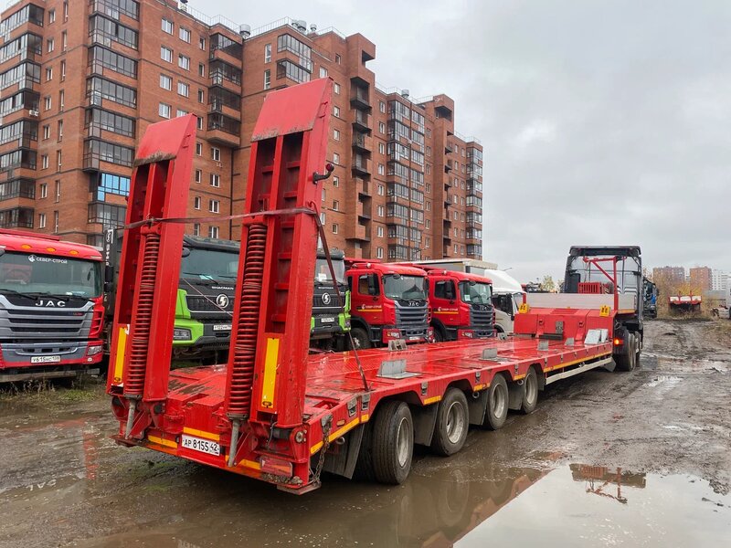 САВ (СпецАвто-Восток) 9318 Полуприцеп тяжеловоз 4 оси — фото 4