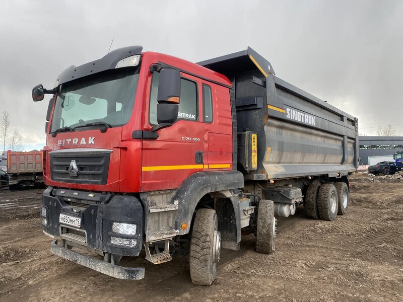 SITRAK C7H 8x4 Самосвал — фото 5