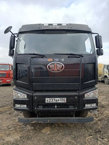 FAW J6 6x4 Бортовой с КМУ