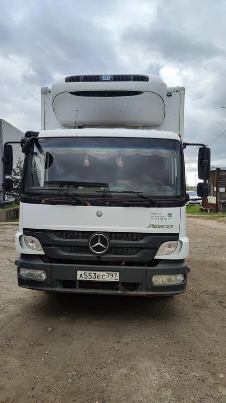 Mercedes-Benz ATEGO 4x2 Изотермический/рефрижератор с гидробортом — фото 1