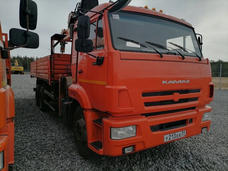 Агропромсервис 4382 на шасси КамАЗ 65115 6x4 Бортовой с КМУ — фото 2