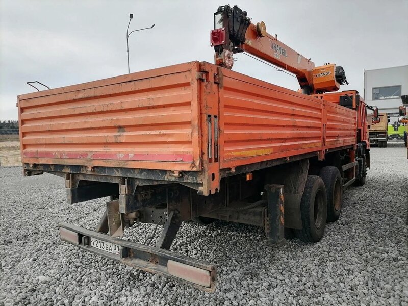 Агропромсервис 4382 на шасси КамАЗ 65115 6x4 Бортовой с КМУ — фото 5