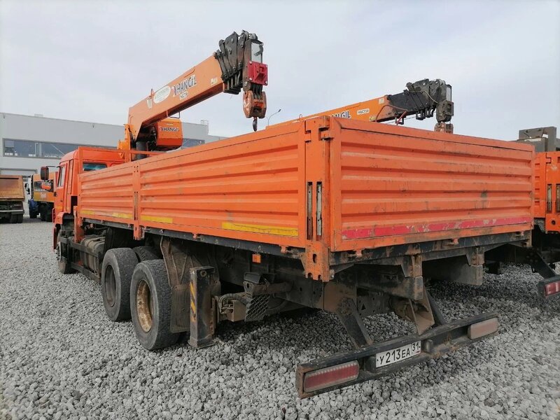 Агропромсервис 4382 на шасси КамАЗ 65115 6x4 Бортовой с КМУ — фото 6