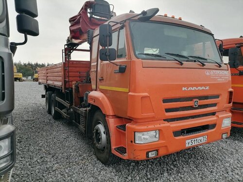 Агропромсервис 4382 на шасси КамАЗ 65115 6x4 Бортовой с КМУ