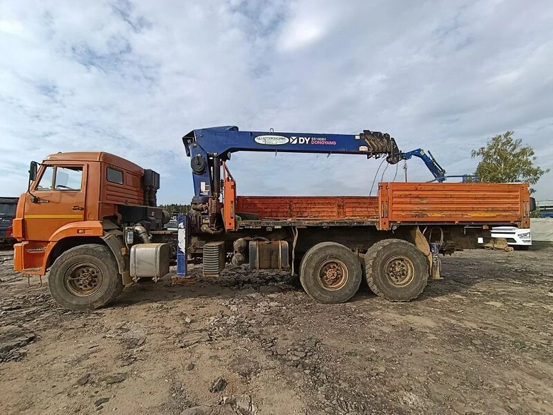 Агропромсервис 4382 на шасси КамАЗ 43118 6x6 Бортовой с КМУ — фото 2