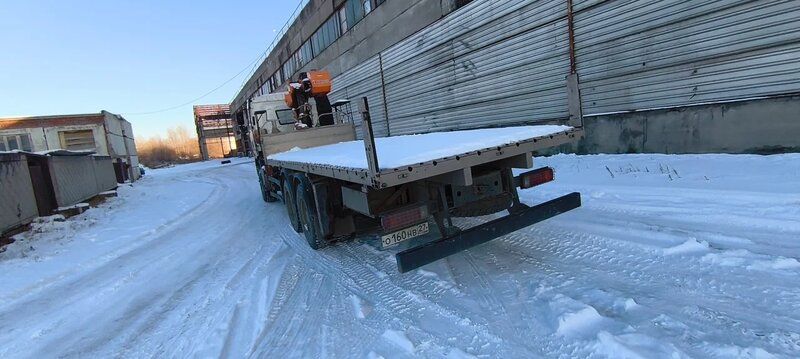 Айсин W0 на шасси FAW CA 3250 6x4 Бортовой с КМУ — фото 7
