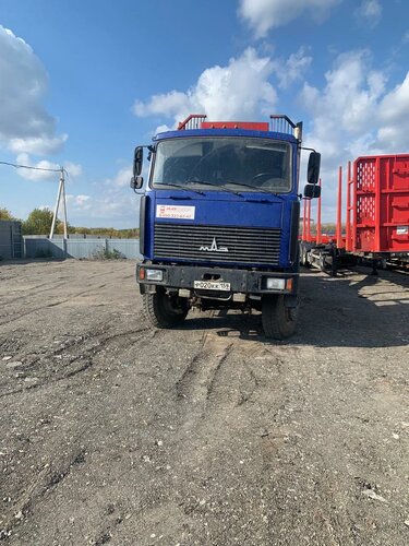 ЗАВОД АСАВТО 3382 на шасси МАЗ 6317 6x6 Сортиментовоз с КМУ