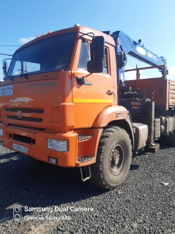 Агропромсервис 4382 на шасси КамАЗ 43118 6x6 Бортовой с КМУ — фото 2