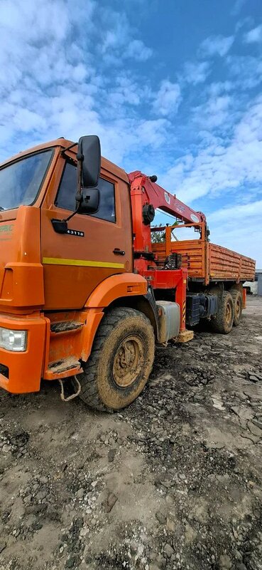Агропромсервис 4382 на шасси КамАЗ 43118 6x6 Бортовой с КМУ — фото 2