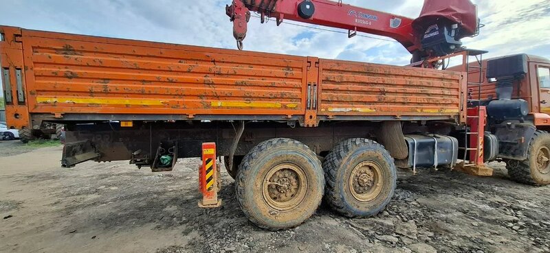 Агропромсервис 4382 на шасси КамАЗ 43118 6x6 Бортовой с КМУ — фото 9