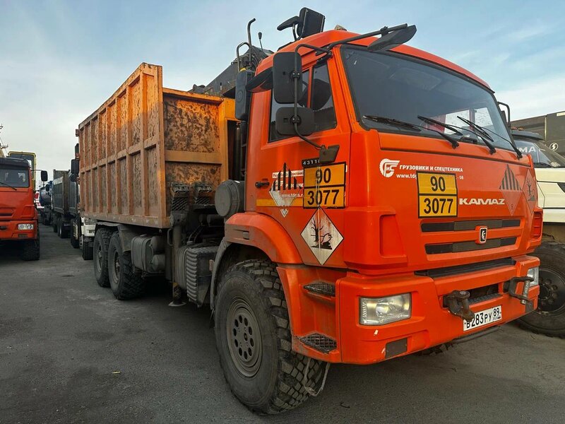 Исмиль 7808 на шасси КамАЗ 43118 6x6 Ломовоз с КМУ — фото 2